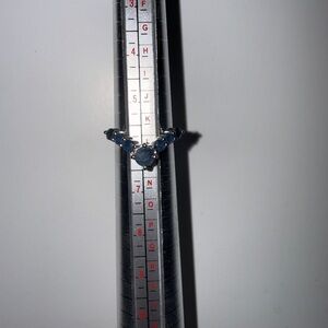 Elegant Blue and Silver Women's Ring